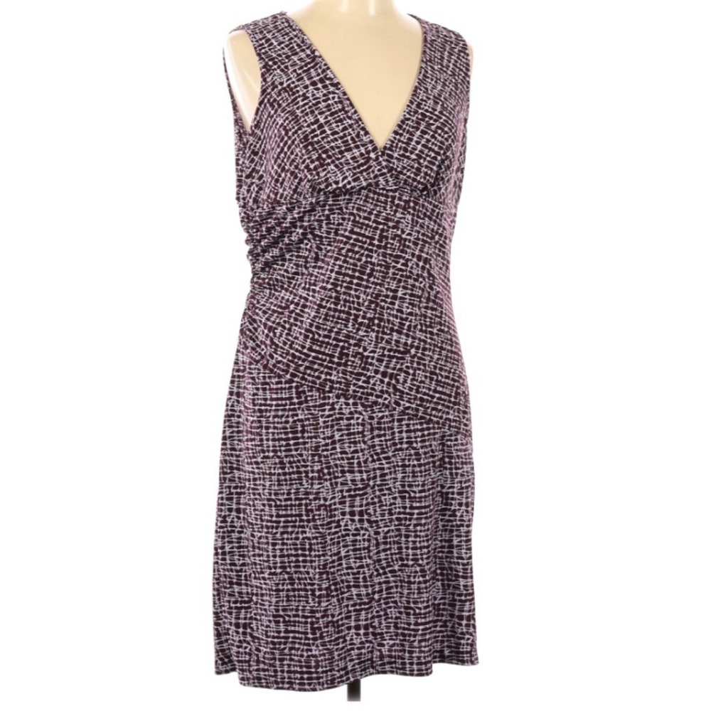 Indeed Size L Plum Sleeveless Women's Dress